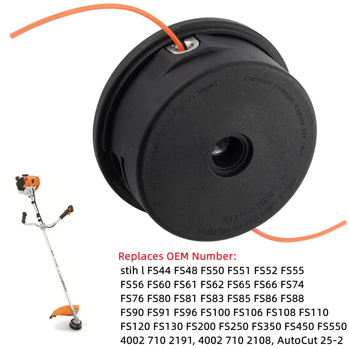 Trimmer Head 10mm x 1.0 L