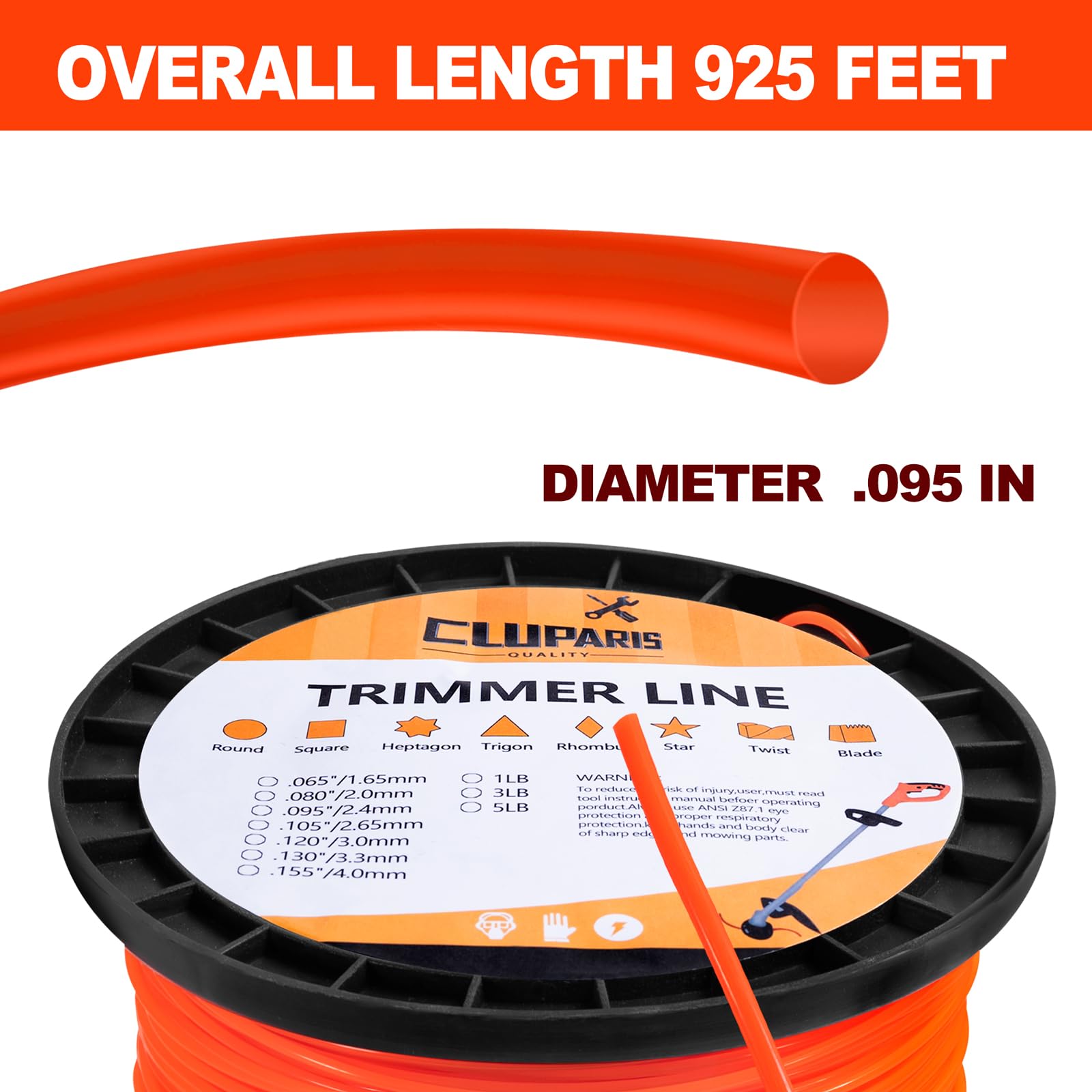 Round Trimmer Line